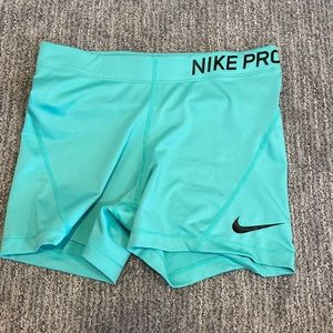 Green Nike Pros